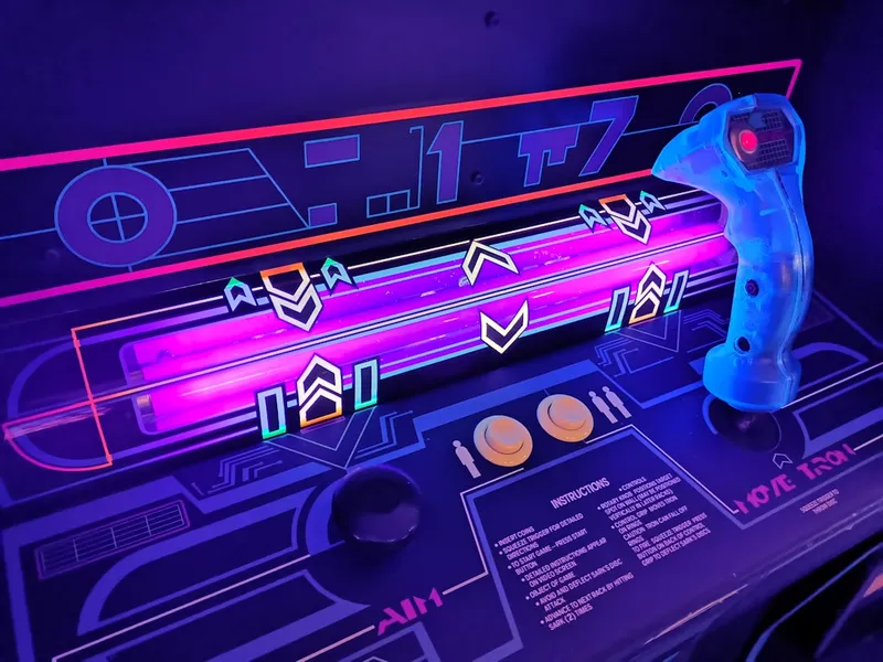 a close up of a video game controller